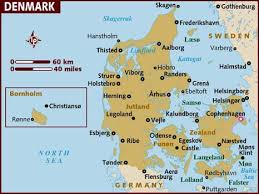 denmark map